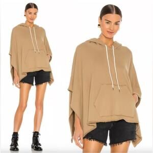 ATM French Terry Hooded Poncho Sz S